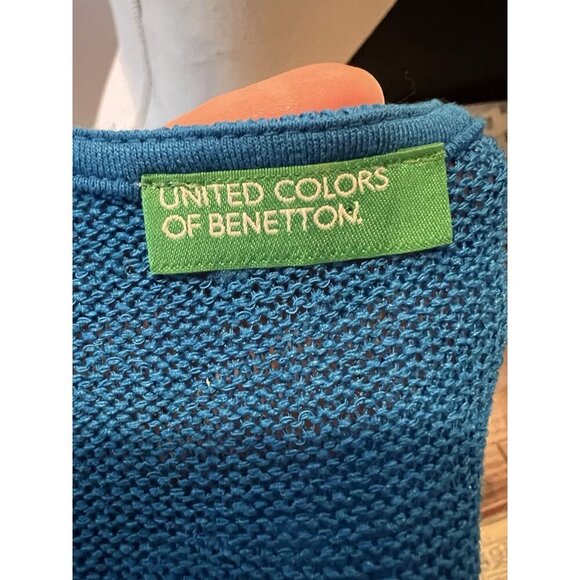 United Colors of Benetton Poncho Top Batwing One Size Fits Most Lightweight - Picture 7 of 8